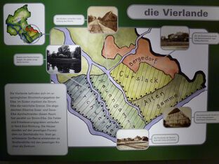 Map of the Vierlande Map of the Vierlande