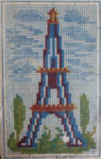 Maman 1880-1890: detail 2 of the original pattern Maman 1880-1890: detail 2 of the original pattern