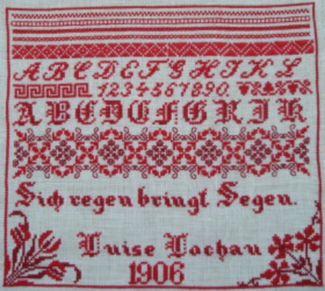 Luise Lochau 1906: Reproduction by Sabine Taterra-Gundacker Luise Lochau 1906: Reproduction by Sabine Taterra-Gundacker